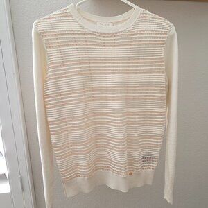 Ted Baker Cream Pink Sweater Size 1